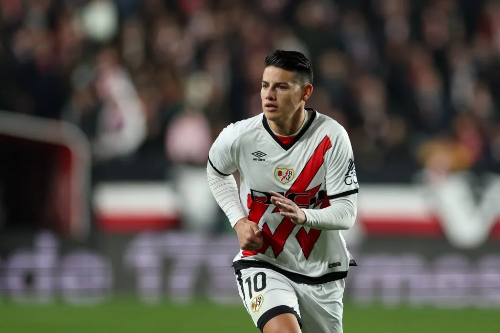 James Rodríguez llegó a León en condición de agente libre tras su paso por Rayo Vallecano. (Getty Images)