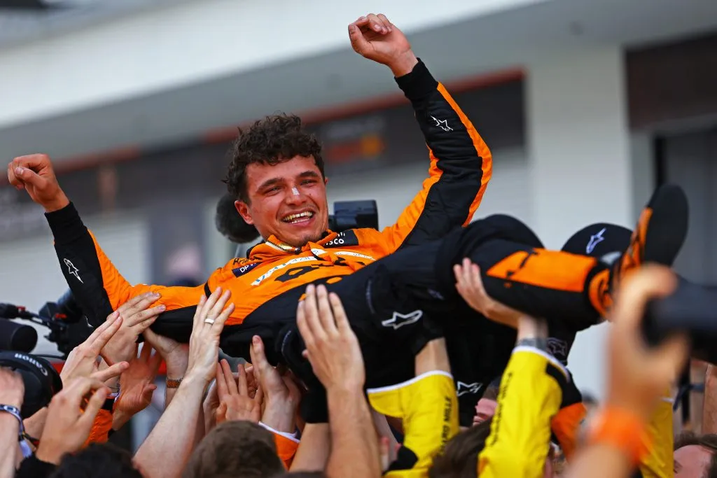 Lando Norris es uno de los grandes candidatos a ganar la F1 en 2025 (GETTY IMAGES)