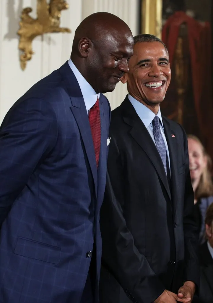 Barack Obama eligió a Michael Jordan como el GOAT (GETTY IMAGES)