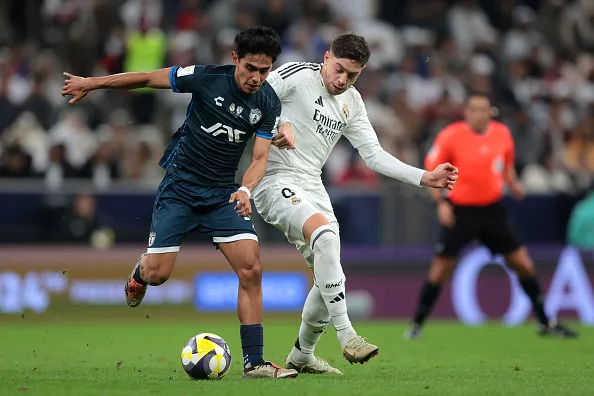 El último partido oficial de Pachuca fue el 18 de diciembre ante el Real Madrid. [Getty Images]