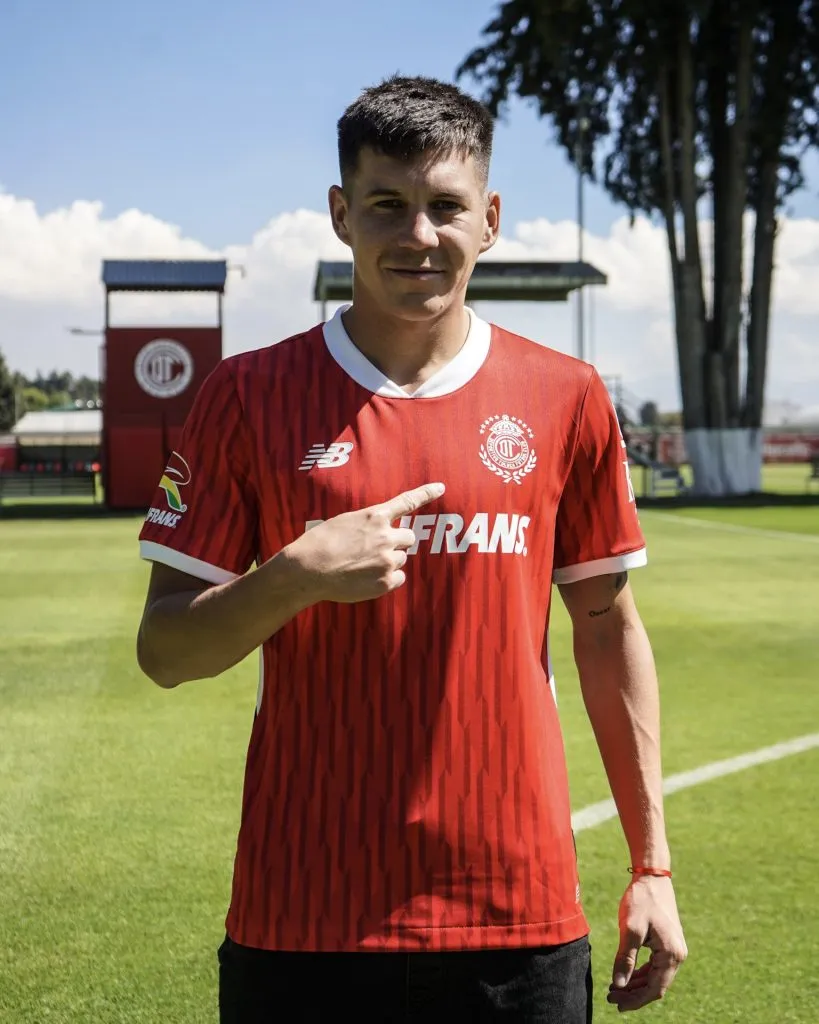 Franco Romero, el nuevo fichaje de los Diablos Rojos de Toluca [Foto: TFC]