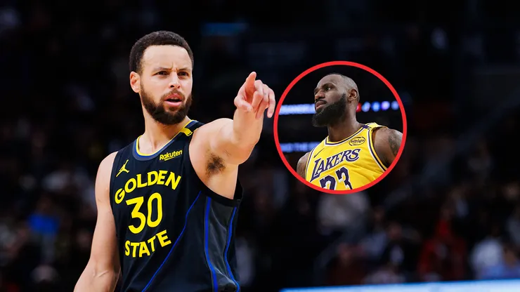 Stephen Curry y LeBron James.