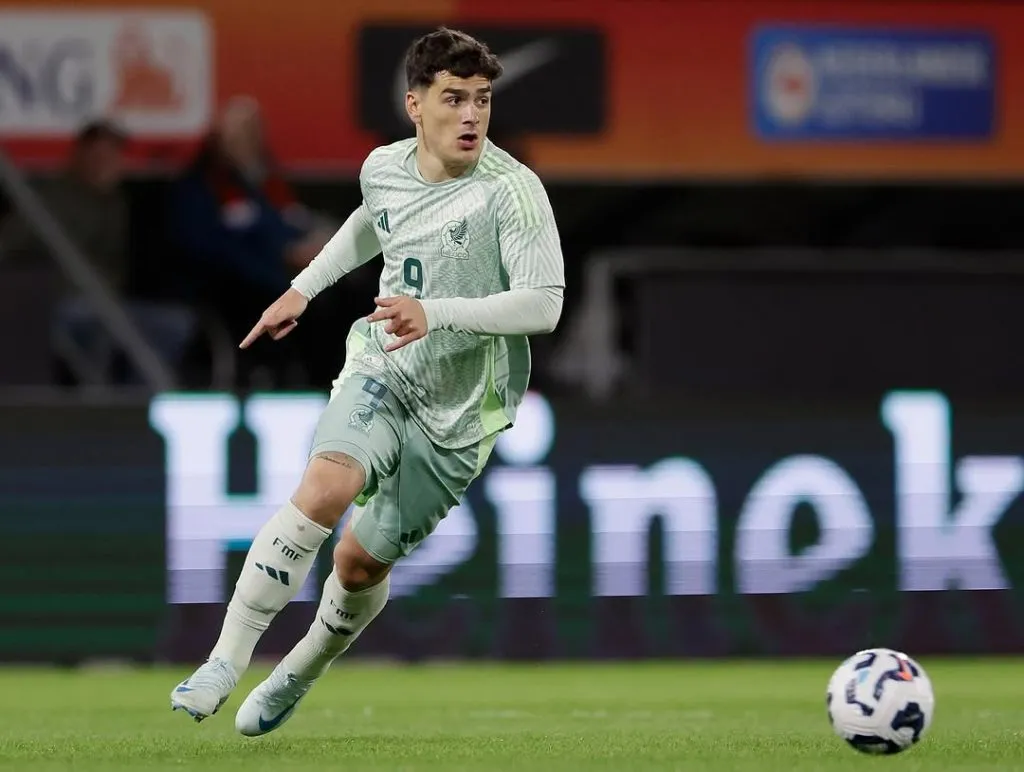 Luca Martínez Dupuy con México Sub23 en 2024 (@lucamartinez_)