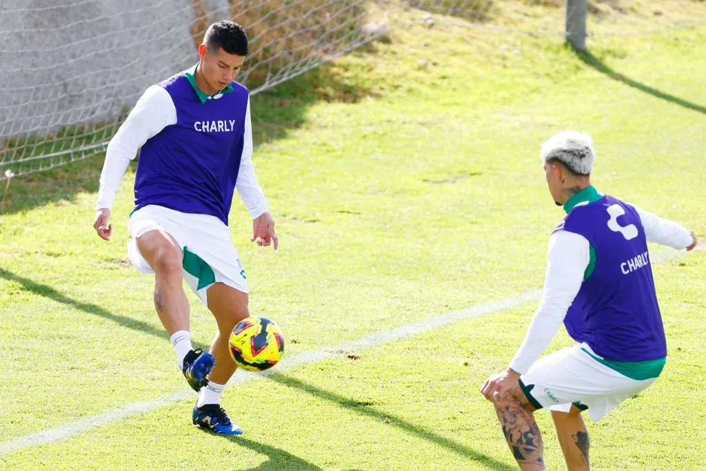 James Rodríguez ya se entrenó con León durante la semana. (Getty Images)