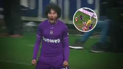 César Huerta debutó con gol en Anderlecht