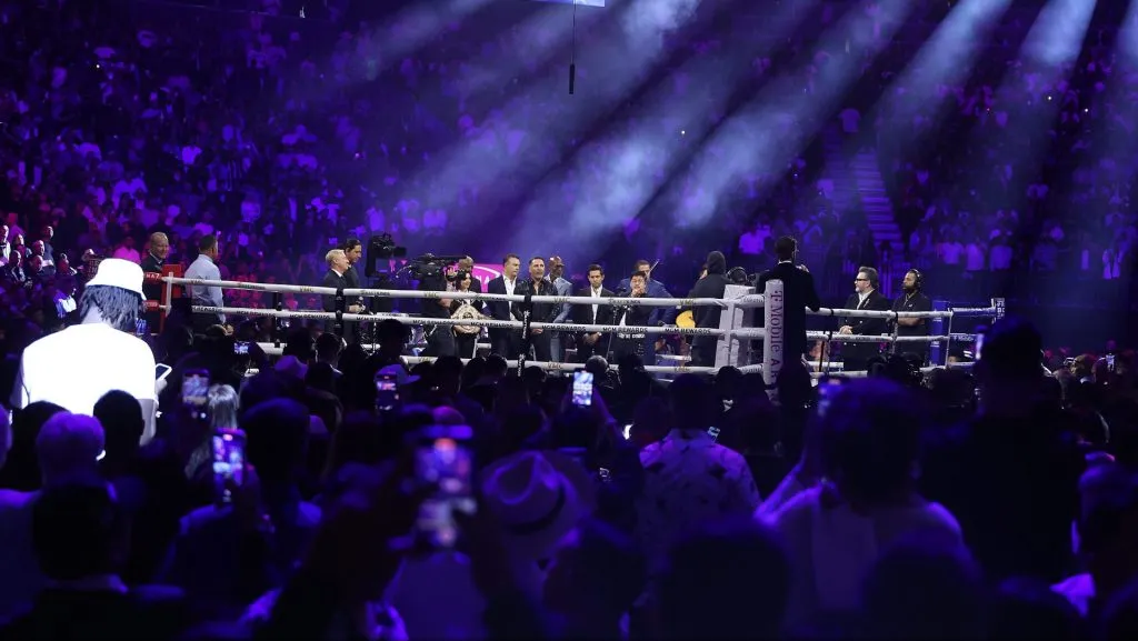 El T-Mobile Arena es el lugar elegido por Canelo Álvarez para presentarse en mayo de 2025. (GETTY IMAGES)