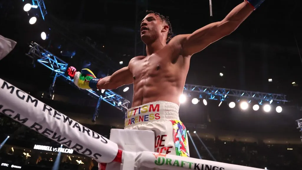 David Morrell buscará ser un problema serio para David Benavidez el próximo 1 de febrero. (GETTY IMAGES)