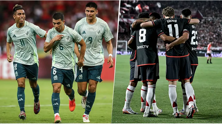 México y River Plate juegan un amistoso