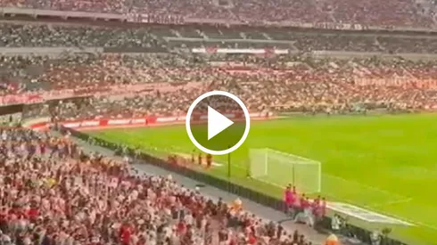 El público argentino, duro con la escuadra tricolor.