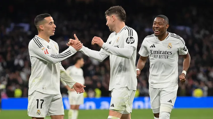 Los jugadores de Real Madrid, a puro festejo.