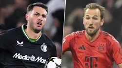 Feyenoord vs. Bayern Múnich se enfrentan por la Champions League 2024-25. (Getty Images)