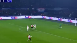 Santiago Giménez abrió el marcador en el Feyenoord vs. Bayern Munich por la Champions League