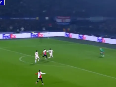 Santiago Giménez marcó para Feyenoord ante Bayern Munich por la Champions League