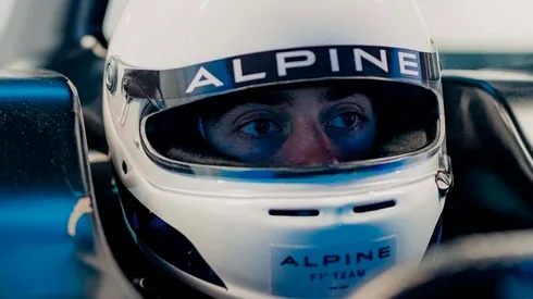 Franco Colapinto ya trabaja con Alpine