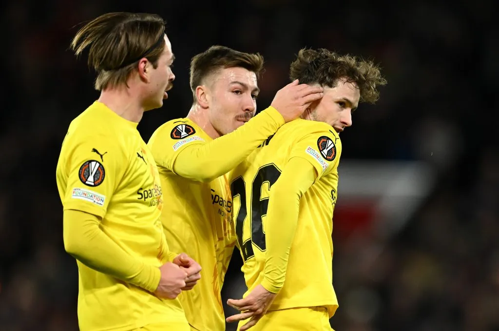 Bodø/Glimt enfrentó a Manchester United en la Europa League (GETTY IMAGES)