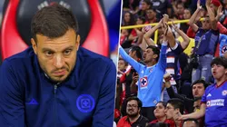 Fuerte enojo de los aficionados de Cruz Azul con Martín Anselmi