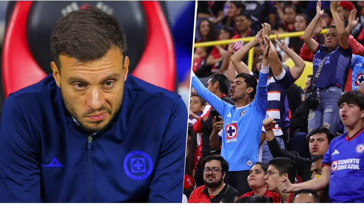 Fuerte enojo de los aficionados de Cruz Azul con Martín Anselmi
