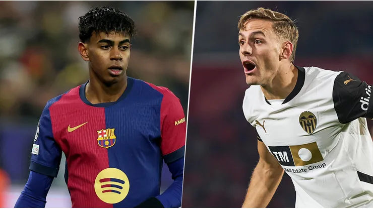 Barcelona vs. Valencia, por la Liga Española.