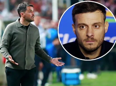 La llamativa reacción de Nicolás Larcamón al ser consultado por Martín Anselmi y su salida de Cruz Azul