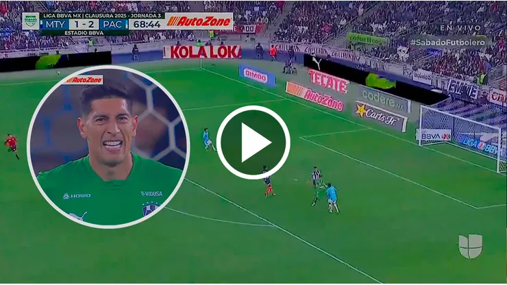 Esteban Andrada y un 'blooper' para no creer.