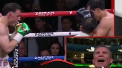 Julio César Chávez vivió de manera intensa la pelea de Omar vs. Misael Rodríguez.