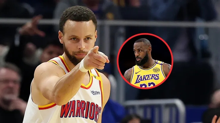 Stephen Curry y LeBron James.
