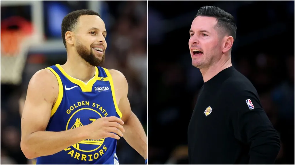 Stephen Curry y JJ Redick. (Foto: Getty Images)