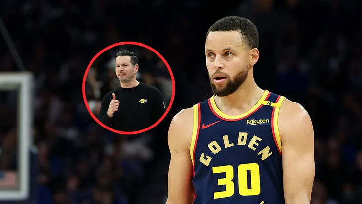 JJ Redick y Stephen Curry.