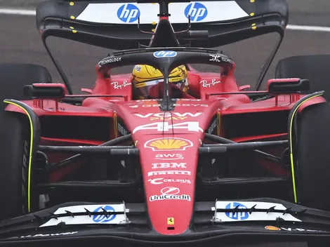 Lewis Hamilton sufrió un accidente durante los tests de Ferrari en Barcelona