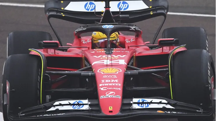 Hamilton está realizando su segunda serie de entrenamientos con Ferrari.