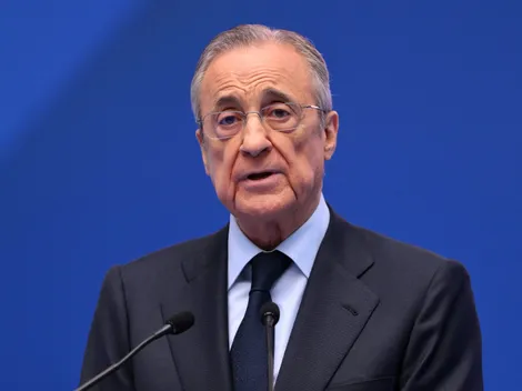 Florentino Pérez, presidente del Real Madrid, apuntó contra el arbitraje