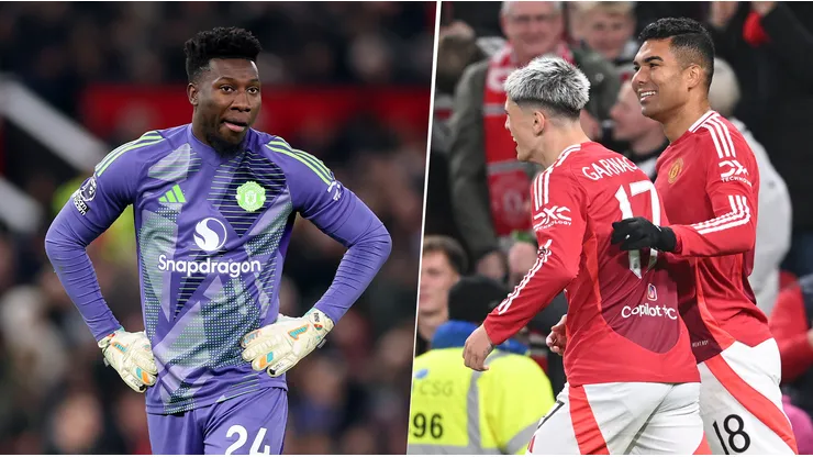 André Onana, Alejandro Garnacho y Casemiro no juegan ante FCSB