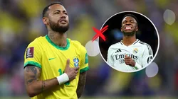 Neymar marginó a Vini y escogió a otro como su descendiente.