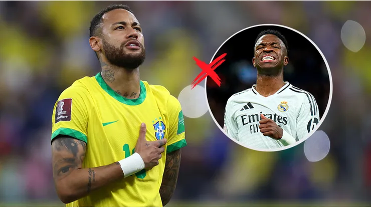 Neymar marginó a Vini y escogió a otro como su descendiente.