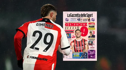 Santiago Giménez invade las portadas de los diarios deportivos de Italia
