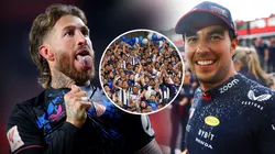 Sergio Ramos se fotografió con Checo Pérez tras la confirmación de su fichaje por Monterrey
