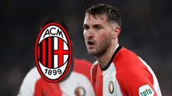 Santi Giménez, a un paso del Milan de Italia.