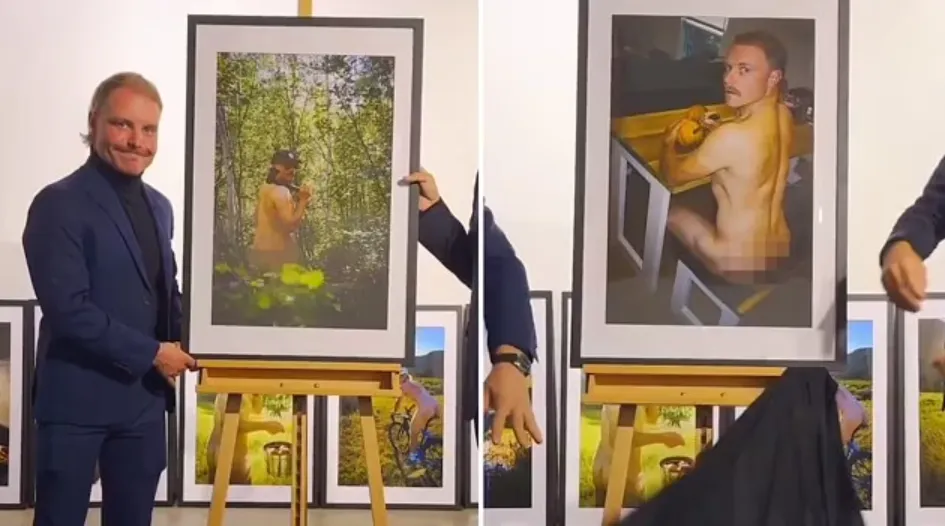 Las fotos que utilizó Valtteri Bottas para su calendario