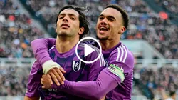 Raúl Jiménez le marcó al Newcastle