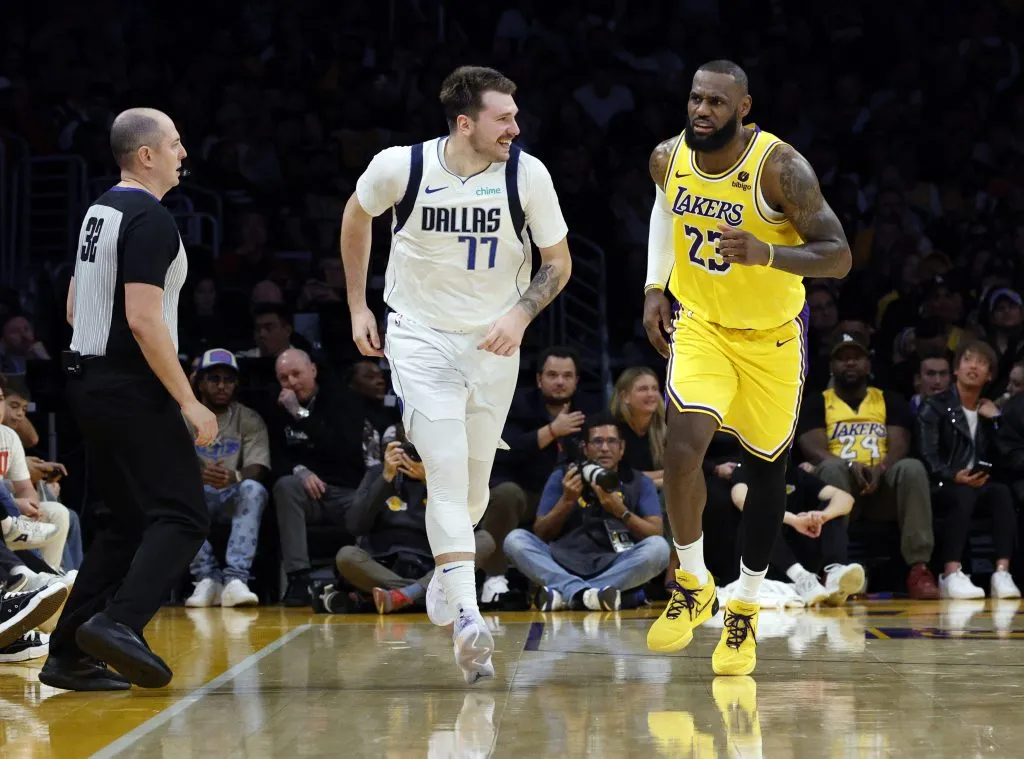 Luka Doncic y LeBron James serán compañeros en Los Angeles Lakers (Getty Images)