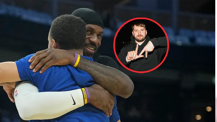Stephen Curry, LeBron James y Luka Doncic.