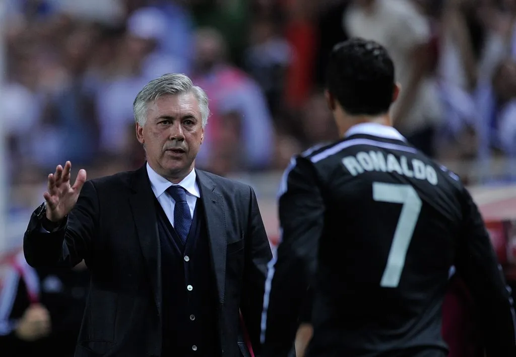 Carlo Ancelotti y Cristiano Ronaldo fueron reyes de Europa en 2014 (Getty Images)