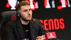 Santiago Giménez habló como jugador de Milan