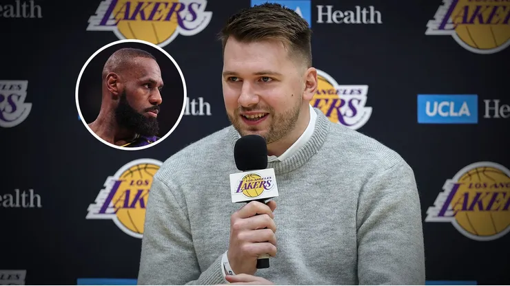 Luka Doncic habló sobre LeBron James