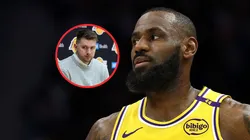 Luka Doncic y LeBron James.