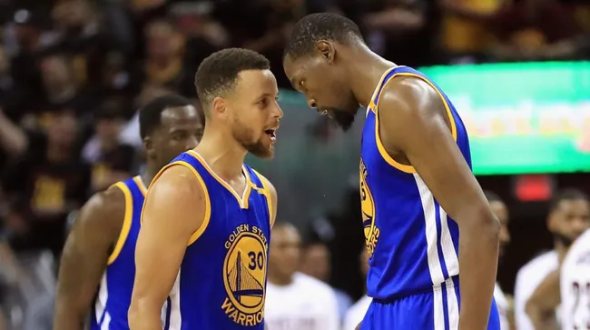 Stephen Curry Kevin Durant Warriors