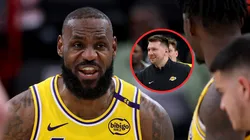 LeBron James y Luka Doncic.