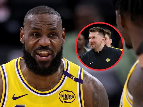 Se reveló qué le dijo LeBron a Doncic en la jugada que lo impresionó