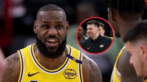 LeBron James y Luka Doncic.