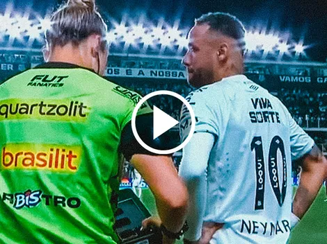 ¡Volvió a casa! El momento del debut de Neymar Jr en su regreso a Santos